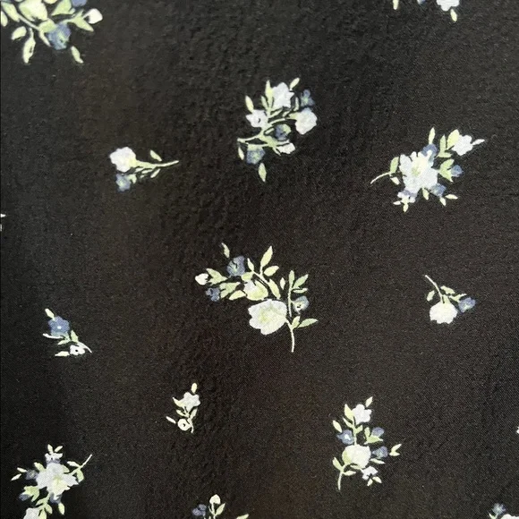 H&M Black Floral Long Sleeve Dress - Picture 5 of 5